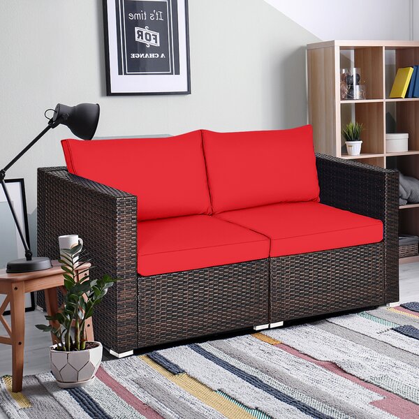Indoor Wicker Sofa | Wayfair